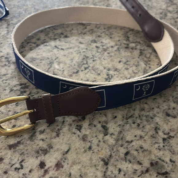 Palmetto Moon Ribbon Belt (49 Inches long) most likely XL - Picture 2 of 9